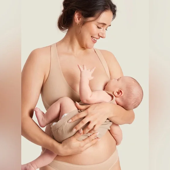 Inbarely® Crossover Racerback Nursing Bra - Picture 3 of 7